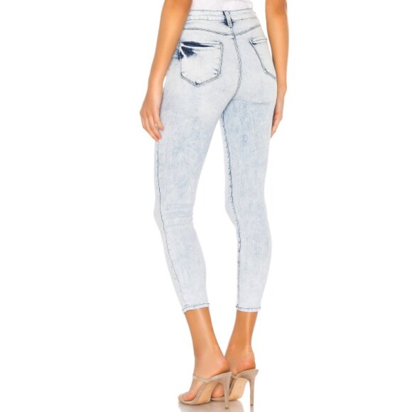 L'AGENCE 'Margot' High-Rise Skinny Ankle Jeans, Celestial - Picture 3 of 3